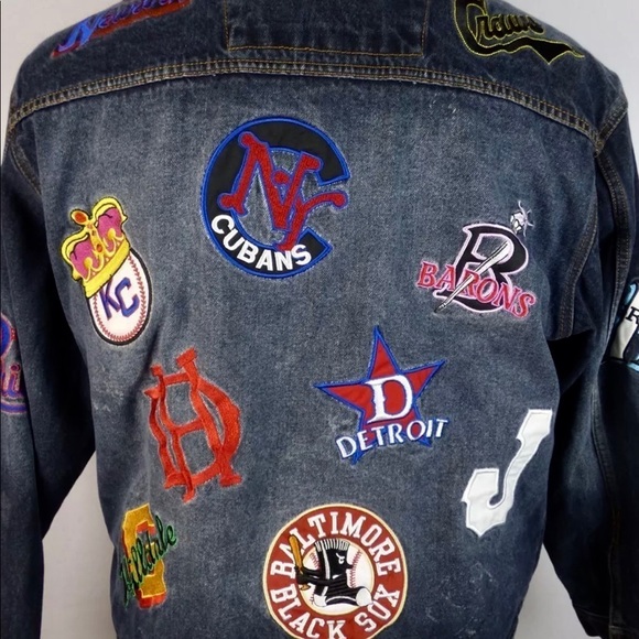 HEADGEAR DENIM SPORTS PATCHES JEAN JACKET - Picture 2 of 4